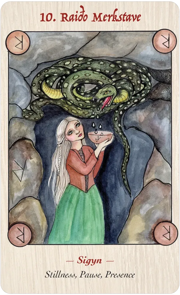 Norse Goddess Rune Oracle Cards